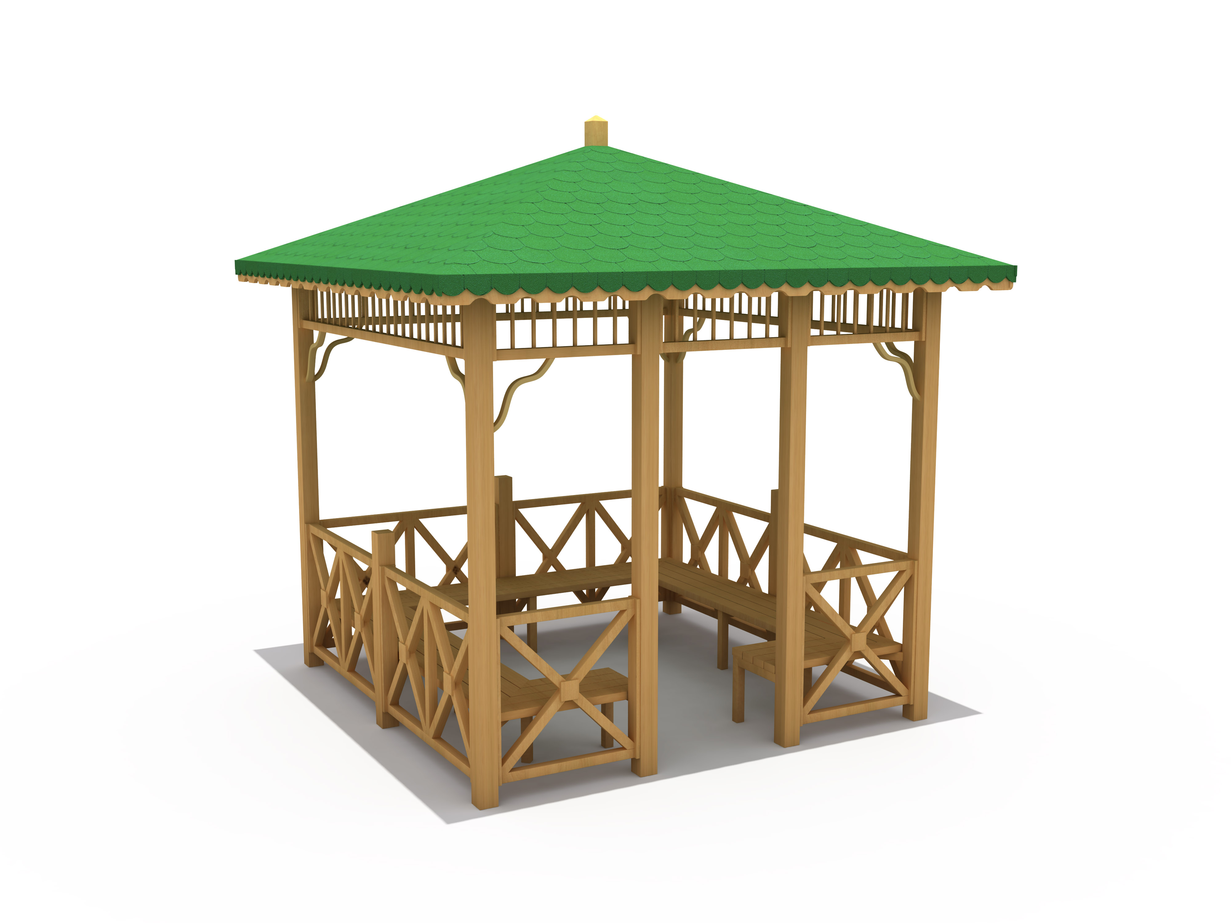 Pg 3003 Sari Cam Yesil Emprenye 300CM-X300CM-400CM-X400CM | Kent Mobilyaları | Erse Kent Mobilyaları